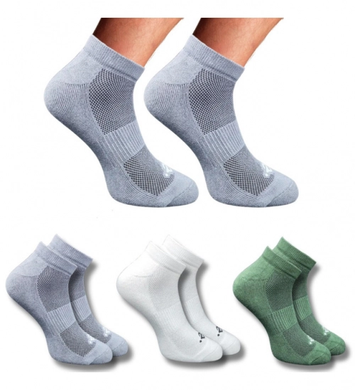 Generic 3_Pair Set Unisex Casual Cotton Printed Low Cut Socks (Multicolor)