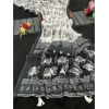 Generic Women's Linen Cotton Printed Saree With Unstitched Blouse 5.5Mtr (Black) Generic Women's Linen Cotton Printed Saree With Unstitched Blouse 5.5Mtr (Black)