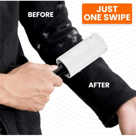 Generic Pet Hair Remover 1 Handle And 4 Refill Totally 240 Sheets (White)