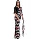 Generic Women's Georgette Printed Saree With Unstitched Blouse 5.5Mtr (Pink)