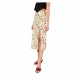 Generic Women's Polyester Floral Side Zip Skirt (Multicolor) Generic Women's Polyester Floral Side Zip Skirt (Multicolor)