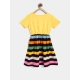Generic Girl's Cotton Striped Short Sleeve Dress (Multicolor) Generic Girl's Cotton Striped Short Sleeve Dress (Multicolor)