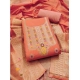 Generic Women's Banarasi Silk Printed Unstitched Salwar Suit Material With Dupatta (Peach, 3Mtrs) Generic Women's Banarasi Silk Printed Unstitched Salwar Suit Material With Dupatta (Peach, 3Mtrs)