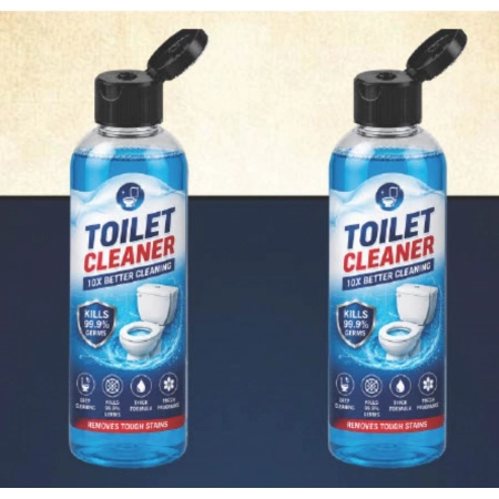 Generic Pack of 2 Ultra Clean Toilet Cleaner Gel Bottles 200 ML