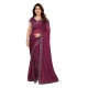 Generic Women's Georgette Printed Saree With Unstitched Blouse 5.5Mtr (Purple) Generic Women's Georgette Printed Saree With Unstitched Blouse 5.5Mtr (Purple)