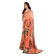 Generic Women's Georgette Printed Saree With Unstitched Blouse 5.5Mtr (Orange) Generic Women's Georgette Printed Saree With Unstitched Blouse 5.5Mtr (Orange)