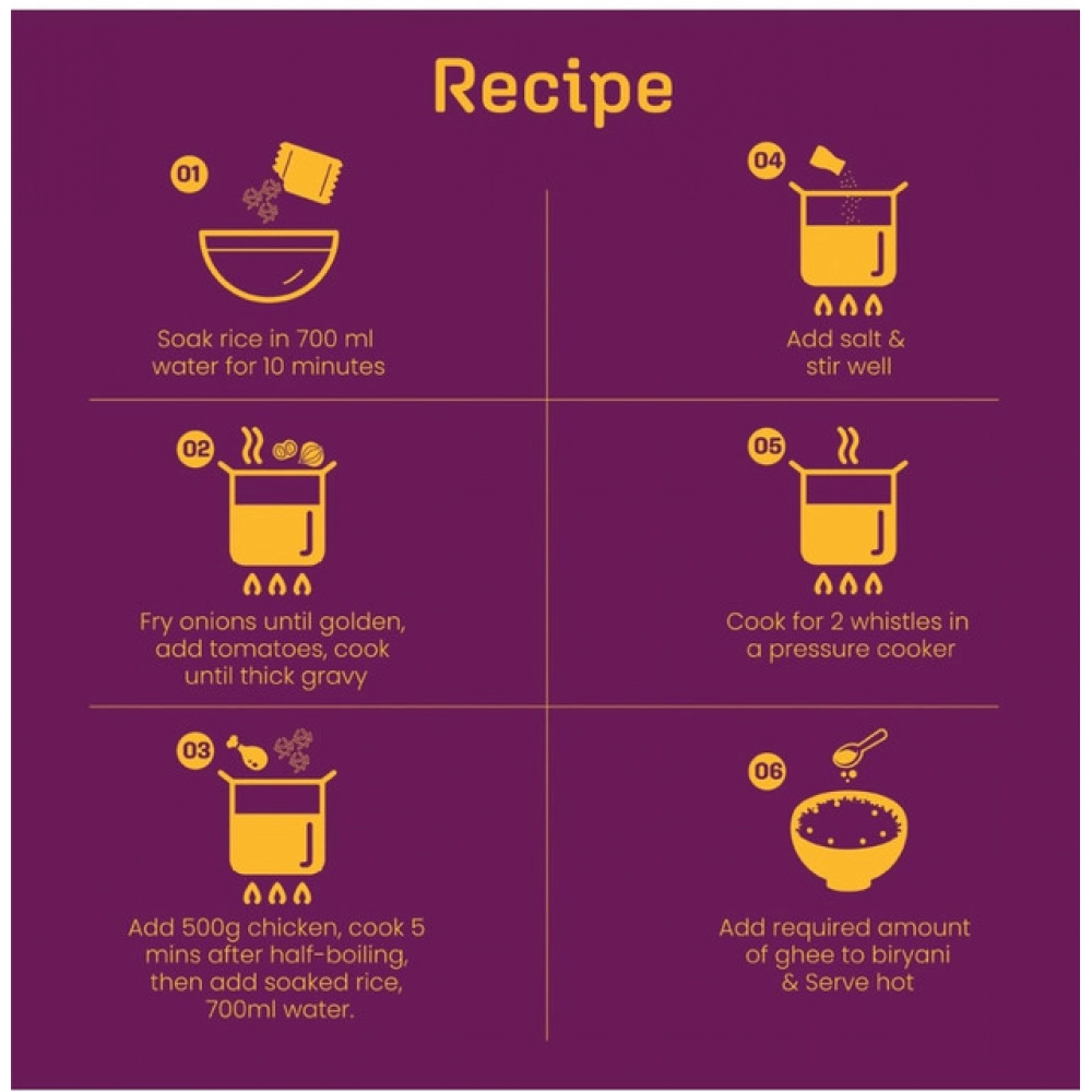 Generic Thannam Ambur Biryani Masala Powder With Rice (450GM)