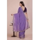 Generic Women's Georgette Embellished Saree With Unstitched Blouse 5.5Mtr (Purple) Generic Women's Georgette Embellished Saree With Unstitched Blouse 5.5Mtr (Purple)
