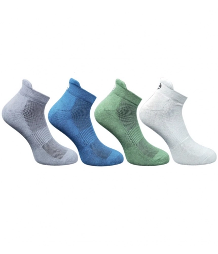 Generic 4_Pair Set Unisex Casual Cotton Printed Ankle Length Socks (Multicolor)