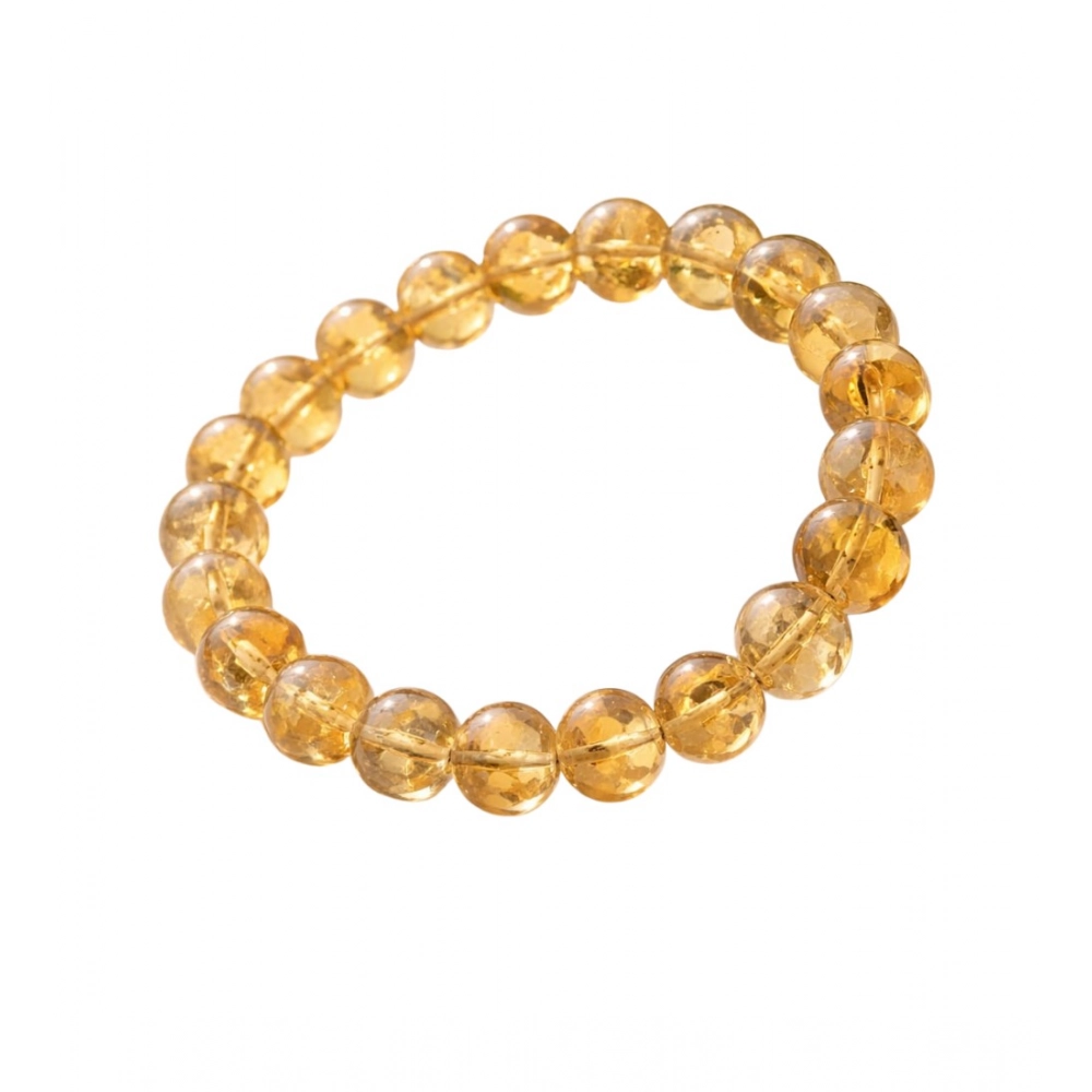 Generic Natural Crystal 8mm Citrine Bracelet (Yellow) Generic Natural Crystal 8mm Citrine Bracelet (Yellow)
