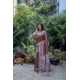 Generic Women's Faux_Tussar Geometric_Print Saree With Unstitched Blouse 5.5Mtr (Coffee) Generic Women's Faux_Tussar Geometric_Print Saree With Unstitched Blouse 5.5Mtr (Coffee)