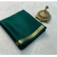 Generic Women's Crepe Chit Pallu Solid Saree With Unstitched Blouse 5.5Mtr (Green) Generic Women's Crepe Chit Pallu Solid Saree With Unstitched Blouse 5.5Mtr (Green)