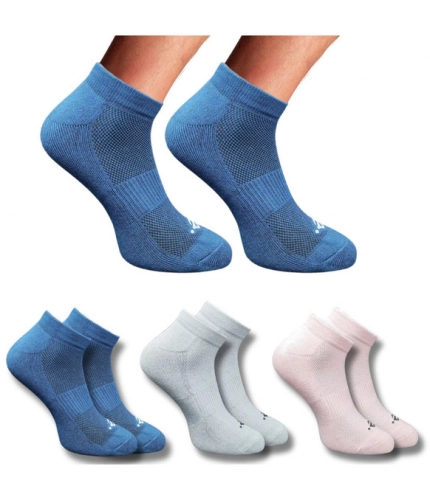 Generic 3_Pair Set Unisex Casual Cotton Printed Low Cut Socks (Multicolor)