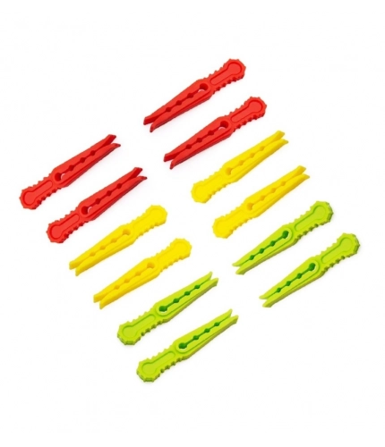 Generic Pack of 4_Cloth Hanger Clips 36Pcs set – Multi-Purpose Clothes Pegs (Color: Assorted )