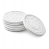Generic Cotton Rope Drink Coasters 6 Pcs Set (White)