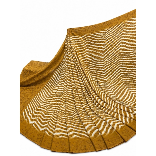 Generic Women's Georgette Printed Saree With Unstitched Blouse 5.5Mtr (Mustard-Yellow) Generic Women's Georgette Printed Saree With Unstitched Blouse 5.5Mtr (Mustard-Yellow)