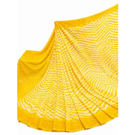Generic Women's Georgette Printed Saree With Unstitched Blouse 5.5Mtr (Yellow) Generic Women's Georgette Printed Saree With Unstitched Blouse 5.5Mtr (Yellow)