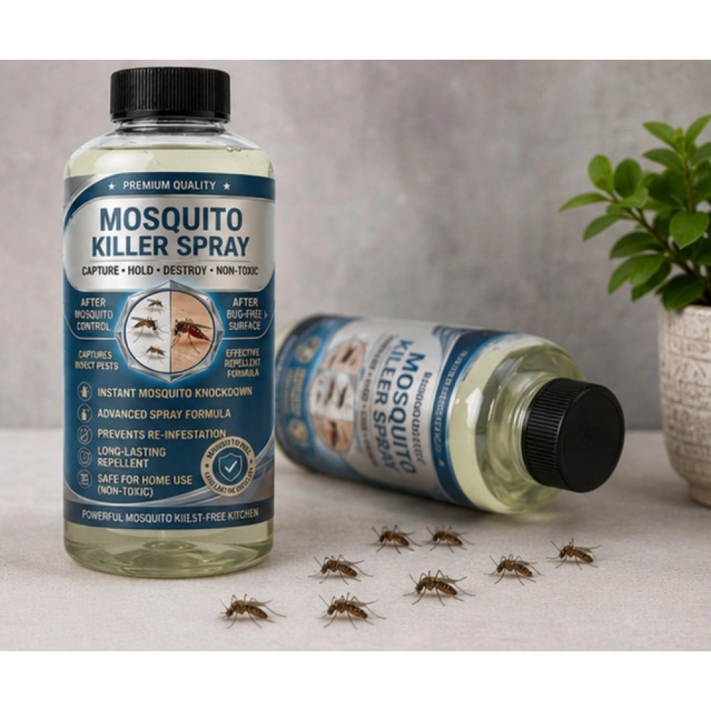 Generic Pack of 2 Mosquito Killer Liquid Bottles 100 ML - Image 4