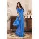 Generic Women's Faux Linen Geometric Print Ready to wear Saree With Unstitched Blouse 5.5Mtr (Blue) Generic Women's Faux Linen Geometric Print Ready to wear Saree With Unstitched Blouse 5.5Mtr (Blue)