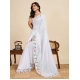 Generic Women's Georgette Printed Saree With Unstitched Blouse 5.5Mtr (White) Generic Women's Georgette Printed Saree With Unstitched Blouse 5.5Mtr (White)