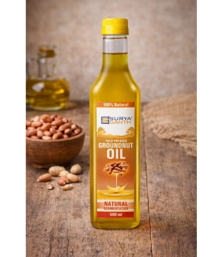 Generic Surya Ganth Cold Pressed Groundnut Oil (Natural Sedimentation)