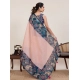 Generic Women's Linen Floral Printed Saree With Unstitched Blouse 5.5Mtr (Peach Pink) Generic Women's Linen Floral Printed Saree With Unstitched Blouse 5.5Mtr (Peach Pink)
