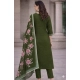Generic Women's Chanderi Silk Ethnic Motif V-Neck 3/4th Sleeve Kurti With Pant Dupatta Set (Mahendi) Generic Women's Chanderi Silk Ethnic Motif V-Neck 3/4th Sleeve Kurti With Pant Dupatta Set (Mahendi)