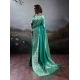Generic Women's Silk Blend Printed Saree With Unstitched Blouse 5.5Mtr (Teal Green) Generic Women's Silk Blend Printed Saree With Unstitched Blouse 5.5Mtr (Teal Green)