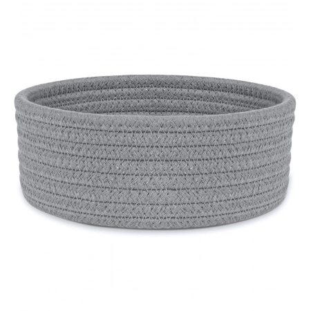 Generic Cotton 8x3 Inch Round 1 Pcs Bedside Organizer With Out Lid (Gray) Generic Cotton 8x3 Inch Round 1 Pcs Bedside Organizer With Out Lid (Gray)
