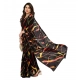 Generic Women's Georgette Printed Saree With Unstitched Blouse 5.5Mtr (Black) Generic Women's Georgette Printed Saree With Unstitched Blouse 5.5Mtr (Black)