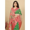 Generic Women's Cotton Silk Printed Saree With Unstitched Blouse 5.5Mtr (Green) Generic Women's Cotton Silk Printed Saree With Unstitched Blouse 5.5Mtr (Green)
