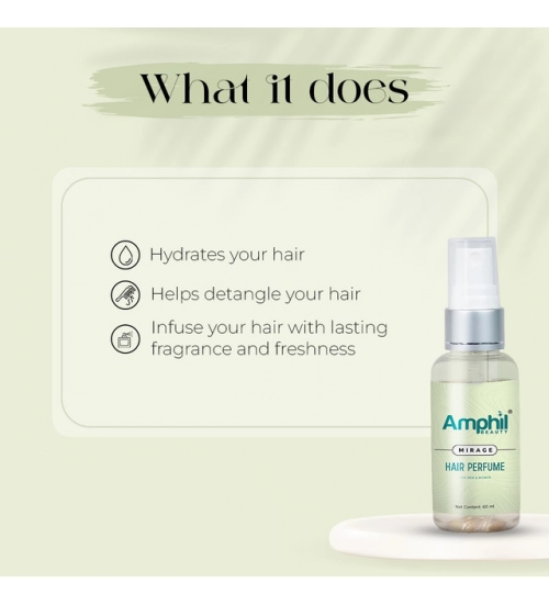 Generic Amphil beauty Mirage Unisex Hair perfume 60 ml | Alcohol Free | Water Based | Paraben Free