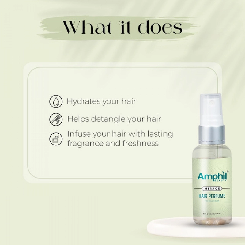 Generic Amphil beauty Mirage Unisex Hair perfume 60 ml | Alcohol Free | Water Based | Paraben Free