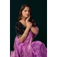 Generic Women's Net Sequence Saree With Unstitched Blouse 5.5Mtr (Lavender) Generic Women's Net Sequence Saree With Unstitched Blouse 5.5Mtr (Lavender)