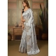 Generic Women's Viscose Silk Embroidered Saree With Unstitched Blouse 5.5Mtr (Grey) Generic Women's Viscose Silk Embroidered Saree With Unstitched Blouse 5.5Mtr (Grey)