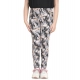 Generic Girl's Cotton Lycra Floral Elasticated Jeggings (Multicolor)