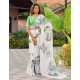 Generic Women's Georgette Floral & Butterfly Printed Saree With Unstitched Blouse 5.5Mtr (Off White-Green) Generic Women's Georgette Floral & Butterfly Printed Saree With Unstitched Blouse 5.5Mtr (Off White-Green)