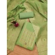 Generic Women's Banarasi Silk Printed Unstitched Salwar Suit Material With Dupatta (Pista, 3Mtrs) Generic Women's Banarasi Silk Printed Unstitched Salwar Suit Material With Dupatta (Pista, 3Mtrs)