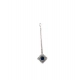 Generic Women's Brass Silver Plated Pendant Set (Blue) Generic Women's Brass Silver Plated Pendant Set (Blue)