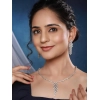 Generic Women's Brass Silver Plated Necklace set (Silver) Generic Women's Brass Silver Plated Necklace set (Silver)