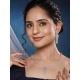 Generic Women's Brass Silver Plated Necklace set (Silver)
