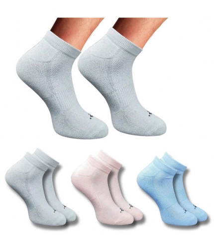 Generic 3_Pair Set Unisex Casual Cotton Printed Low Cut Socks (Multicolor)