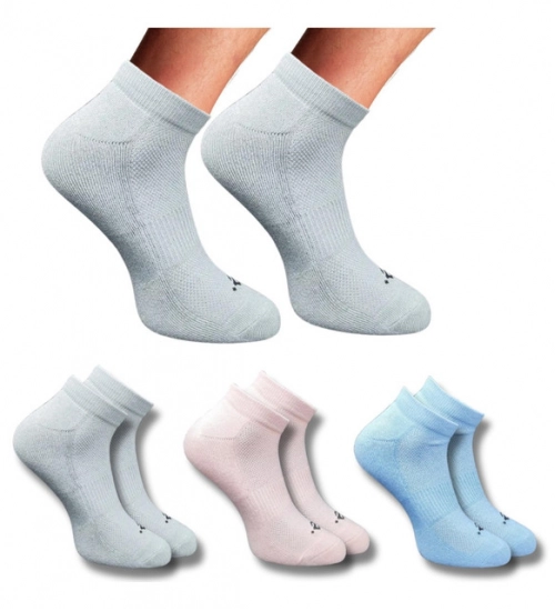 Generic 3_Pair Set Unisex Casual Cotton Printed Low Cut Socks (Multicolor)