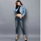 Generic Women's Denim Solid 3-4th Sleeves Shrug (Blue) Generic Women's Denim Solid 3-4th Sleeves Shrug (Blue)