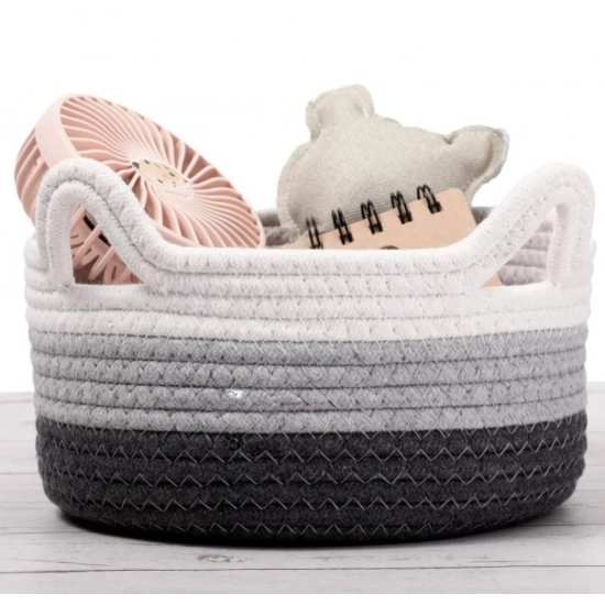 Generic Cotton Pack Of_1 Cat Basket 8x4 Inch Storage Basket For Clothes (Multicolor) Generic Cotton Pack Of_1 Cat Basket 8x4 Inch Storage Basket For Clothes (Multicolor)