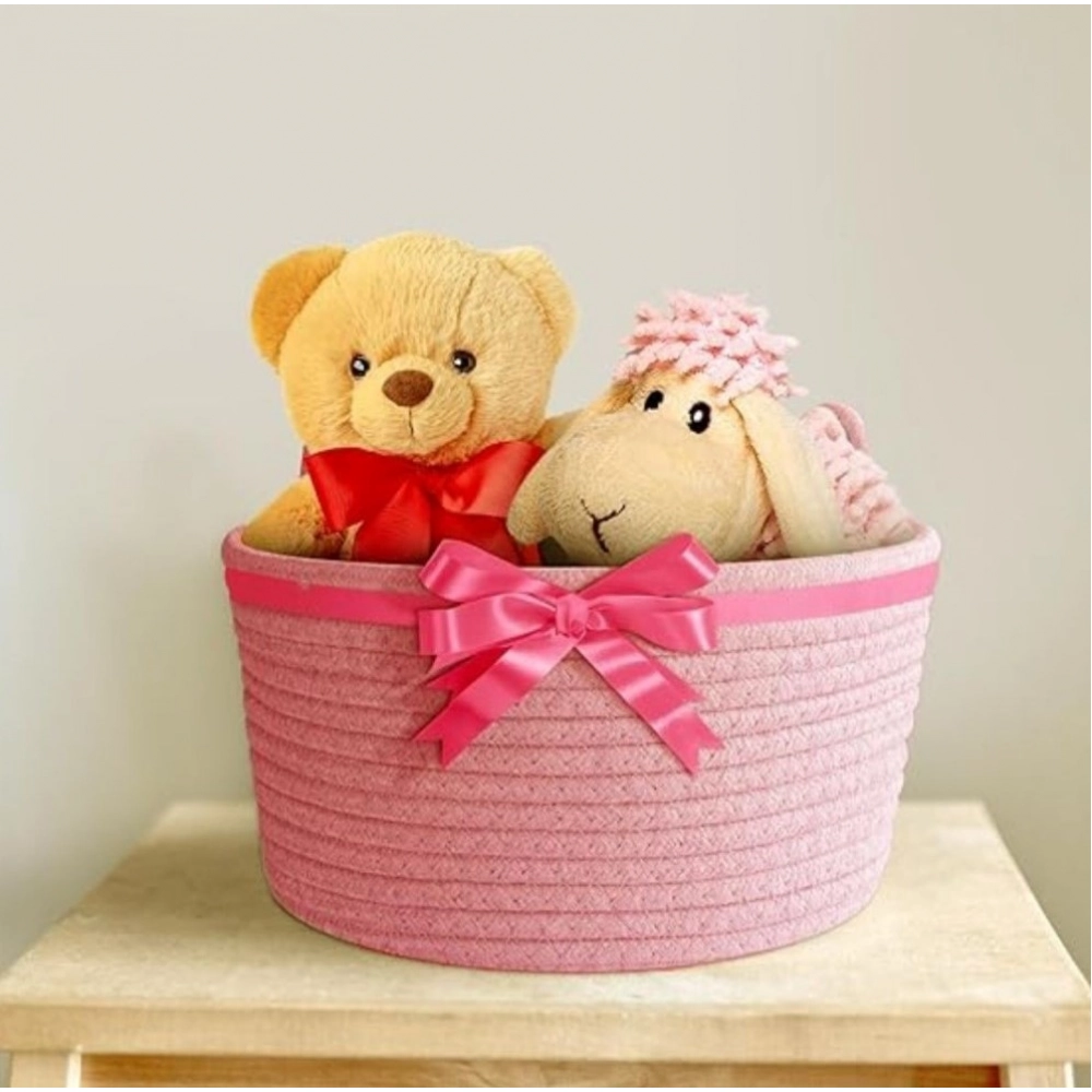 Generic Cotton Pack Of_1 Plain Cat Basket 9x5 Inch (Pink) Generic Cotton Pack Of_1 Plain Cat Basket 9x5 Inch (Pink)