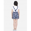 Generic Girl's Rayon Polka Sleeveless Jumpsuit (Blue-Pink) Generic Girl's Rayon Polka Sleeveless Jumpsuit (Blue-Pink)