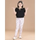 Generic Girl's Cotton Lycra Floral Elasticated Jeggings (Multicolor) Generic Girl's Cotton Lycra Floral Elasticated Jeggings (Multicolor)