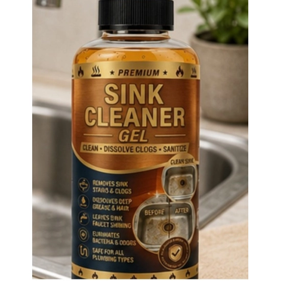 Generic Pack of 2 Sink Cleaner Gel Bottles 100 ML