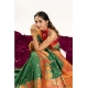 Generic Women's Faux_Banarasi Woven Motifs Saree With Unstitched Blouse 5.5Mtr (Green) Generic Women's Faux_Banarasi Woven Motifs Saree With Unstitched Blouse 5.5Mtr (Green)